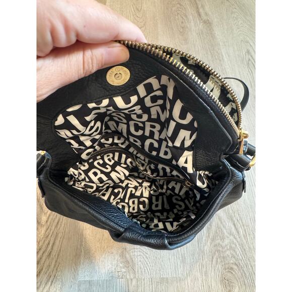 Marc by Marc Jacobs Classic Natasha Black Leather Crossbody Bag - Picture 5 of 11